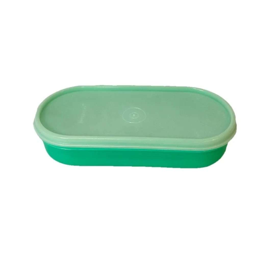 Vtg Jadeite Green Tupperware Missing Cheese Grater Shredder 1375 2Pc Storage Lid